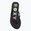 Women's flip-flops ROXY Sandy III black/rainbow 5