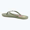 Women's flip-flops ROXY Sandy III oil green 3