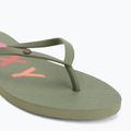 Women's flip-flops ROXY Sandy III oil green 7