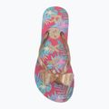 Children's flip-flops ROXY Lulu IV pink multi camo 5