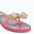 Children's flip-flops ROXY Lulu IV pink multi camo 7