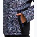 Children's snowboard jacket ROXY Snowflare true black wildin out rg 7