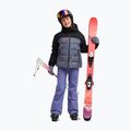 Children's snowboard jacket ROXY Snowyhill Printed Puffy true black wildin out rg 2