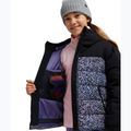 Children's snowboard jacket ROXY Snowyhill Printed Puffy true black wildin out rg 5