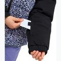 Children's snowboard jacket ROXY Snowyhill Printed Puffy true black wildin out rg 6