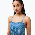 Lacoste women's one-piece swimsuit MF7264 mascarpone / sloe 0 / underground 6