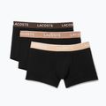 Lacoste boxer shorts 5H3401 3 pairs black/biscuit/baguette