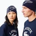 Lacoste winter cap RB3021 navy blue/flour 3