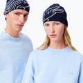 Lacoste winter cap RB3021 navy blue/flour 4