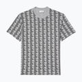 Lacoste men's t-shirt TH2831 silver chine/black 5