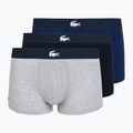 Men's boxer briefs Lacoste 5H1291 3-pack navy blue/white/silver ch