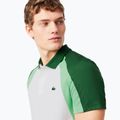 Men's Tennis Shirt Lacoste Polo DH8963 white/liamone green 4