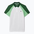 Men's Tennis Shirt Lacoste Polo DH8963 white/liamone green 5