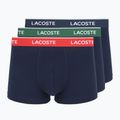 Men's boxers Lacoste 5H12997 3 pairs navy blue/green/red/navy blue