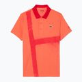 Men's polo tennis shirt Lacoste Polo DH8971 mango tree red 5