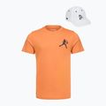 Men's T-shirt + cap Lacoste TH1044 blossom/white