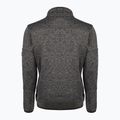 Men's fleece sweatshirt Aulp Navoy Melanged Knit anthracite 1 4