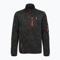 Men's fleece sweatshirt Aulp Navoy Melanged Knit black 1