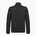 Men's fleece sweatshirt Aulp Navoy Melanged Knit black 1 2