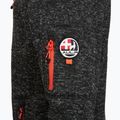 Men's fleece sweatshirt Aulp Navoy Melanged Knit black 1 3