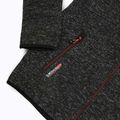 Men's fleece sweatshirt Aulp Navoy Melanged Knit black 1 5