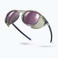 Sunglasses Julbo Millenium Polarized HD shiny transparent army green/white/blue 5