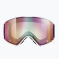 Ski goggles Julbo Launcher Reactiv High Contrast white/black/flash purple 3
