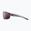 Sunglasses Julbo Shield M Polarized HD shint translu gray/fluo pink 3