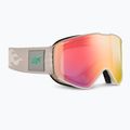 Ski goggles Julbo Cyrius X Reactive High Contrast beige/flash red