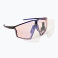 Julbo Edge Reactiv 1-3 High Contrast matt translucent black/purple cycling glasses