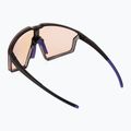 Julbo Edge Reactiv 1-3 High Contrast matt translucent black/purple cycling glasses 3