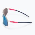 Julbo Dencity Spectron 3 shiny crystal/fluorescent pink/blue cycling glasses 4