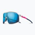 Julbo Dencity Spectron 3 shiny crystal/fluorescent pink/blue cycling glasses 5