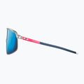 Julbo Dencity Spectron 3 shiny crystal/fluorescent pink/blue cycling glasses 6