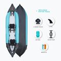 AQUADESIGN 2-person inflatable kayak Koloa 360 cm blue/black