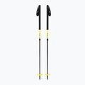 Ski touring poles Black Crows Duos Freebird black/yellow