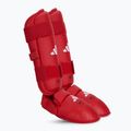adidas WKF tibia protectors red