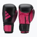 Boxing gloves adidas Wako ADIKBWKF200 black/pink