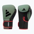 adidas Combat 50 green boxing gloves