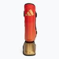Shin and foot guards adidas Pro red/gold 5