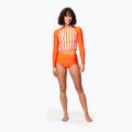 Women's Picture Pearling 50+ L/S lines orange swimming longsleeve 3