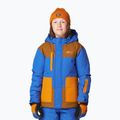 Picture Olyver deep marine / choco children's ski jacket . honey