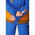 Picture Olyver deep marine / choco children's ski jacket . honey 6