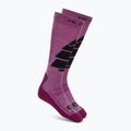 Ski socks Picture Wooling bright magenta