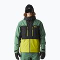 Men's ski jacket Picture Object smoke pine black