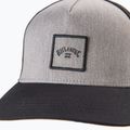 Baseball cap Billabong Stacked Trucker grey heather 3