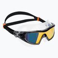 Aquasphere Vista Pro dark gray/black/mirror orange titanium swim mask MS5041201LMO