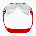 Aquasphere Vista white/red/mirrored iridescent swim mask MS5050906LMI 9