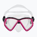Aqualung Cub transparent/pink junior diving mask MS5530002 2