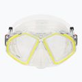 Aqualung Hawkeye transparent/yellow diving mask MS5570007 2